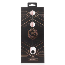 Rosy Gold Boules de geisha Kegel Balls 9.4 x 2.8 cm